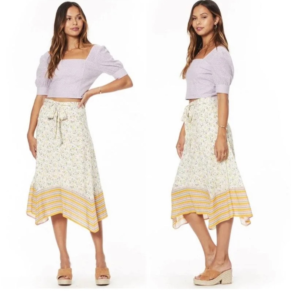 Lost + Wander Floral Skirt
